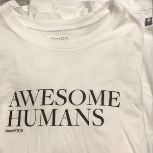 Awesome Humans Figs Shirt, Soft, Small